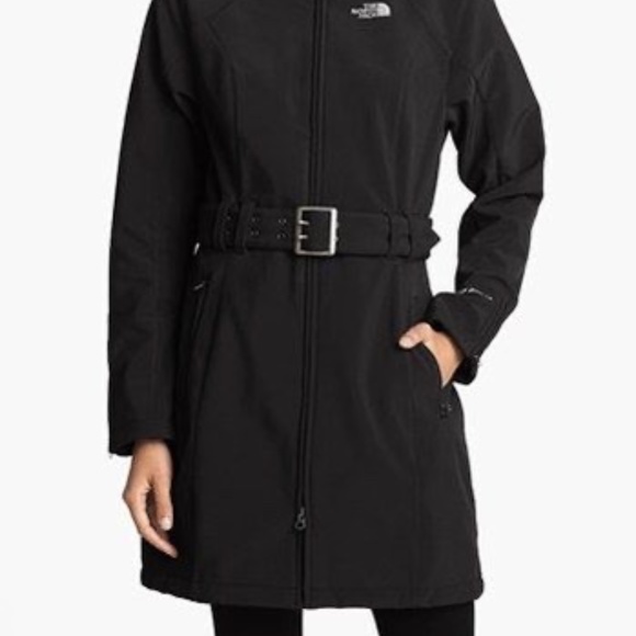 The North Face Apex Bionic Black Trench Coat - Picture 3 of 9